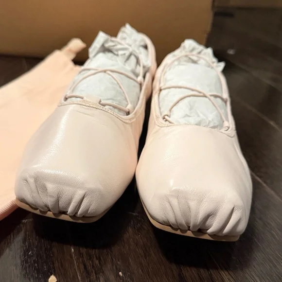 Reformation x NYC Ballet Barbara Ballet Flat Morning Dew Size 9